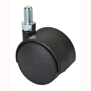 RUOTA GEMELLARE ø mm. 40 PERNO FIL. M6X10