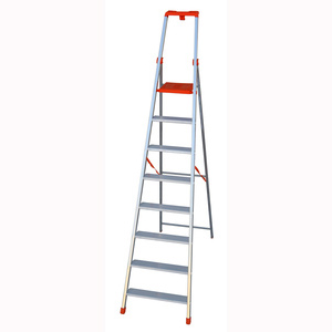 SCALA ALLUMINIO A FORBICE PROFESSIONALE GRADINI 8