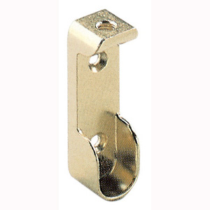 SUPPORTO LATERALE PER TUBO OVALE CROMO-NICHELATO