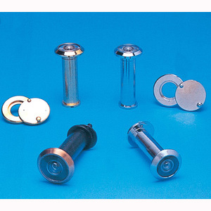 SPIONCINO 180° ø mm. 14 x mm. 70/120 OTTONE CROMO SATINATO