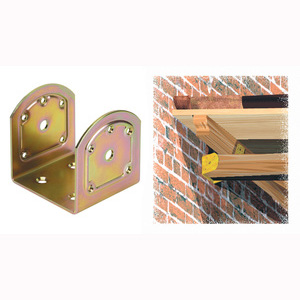SUPPORTO "U" ACCIAIO TROPICALIZZATO ART.761 MM. 45X46