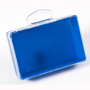SCATOLA PLASTICA mm. 105x70x30 AZZURRA
