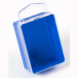SCATOLA PLASTICA mm. 70x50x30 AZZURRA